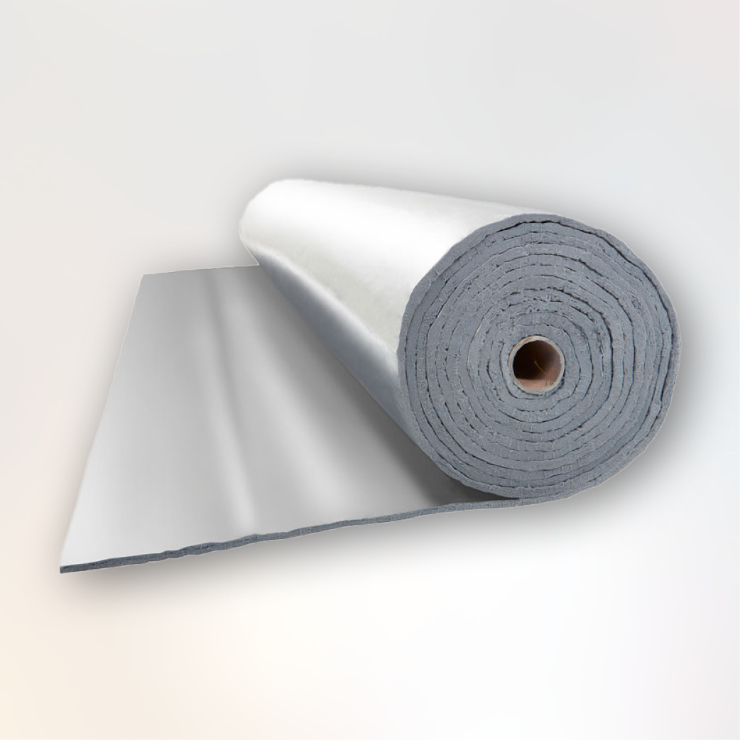 Aerogel-Materialrolle in der Mittelansicht